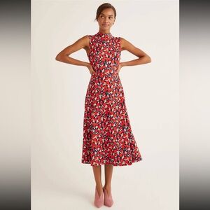BODEN Miriam Ponte Sleeveless Floral Dress US 12L
